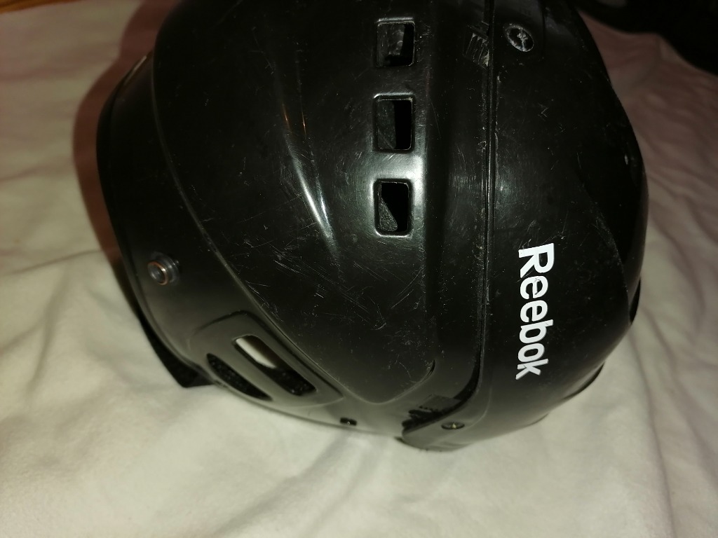 Czarny kask hokejowy Reebok 1K Ice Hockey Helmet | | na Allegro Lokalnie