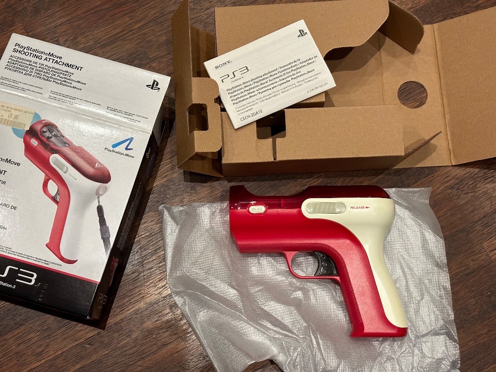 Sony PlayStation Move Shooting Attachment Gun Wrocław Licytacja na