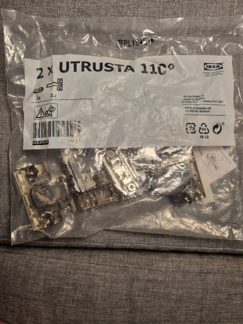 Zawiasy Ikea Utrusta 110 stopni | Olsztyn | Kup teraz na Allegro Lokalnie