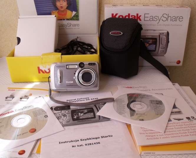 Aparat cyfrowy Kodak EasyShare DX6440 Kraków Kup teraz na Allegro