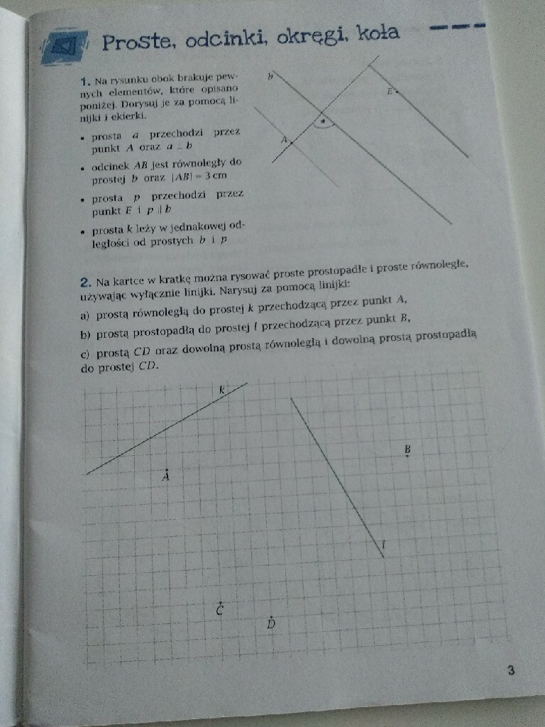 Narysuj Prostą Prostopadłą Do Prostej K
