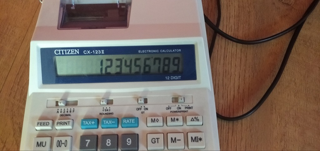 Nastro Inchiostrato Nero-Rosso Per Citizen CX/123/126/146 - Rullo Ricambio - Foto 3