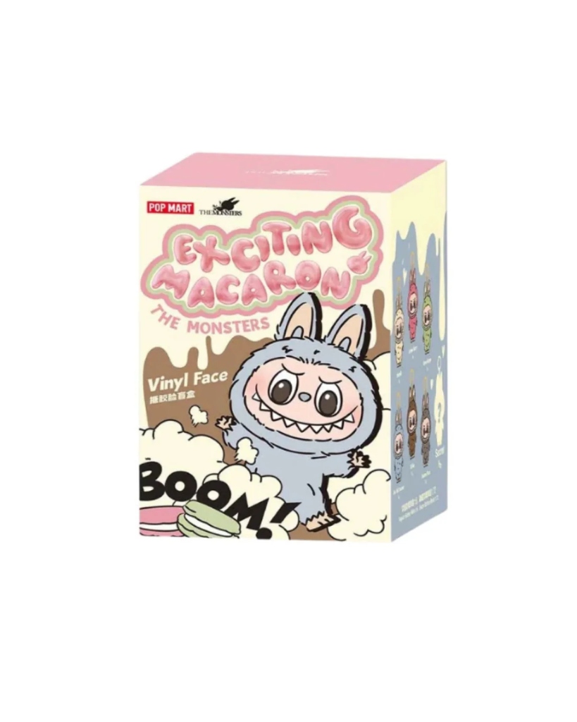 LABUBU THE MONSTERS exciting　macaron Pop Mart Labubu The Monsters Exciting Macarons (Zestaw 6 szt