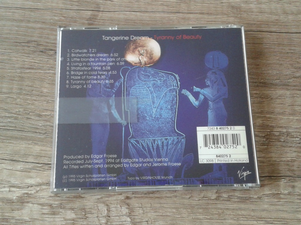 Tangerine Dream Tyranny of Beauty (1995) [CD] Bieruń Licytacja na Allegro Lokalnie