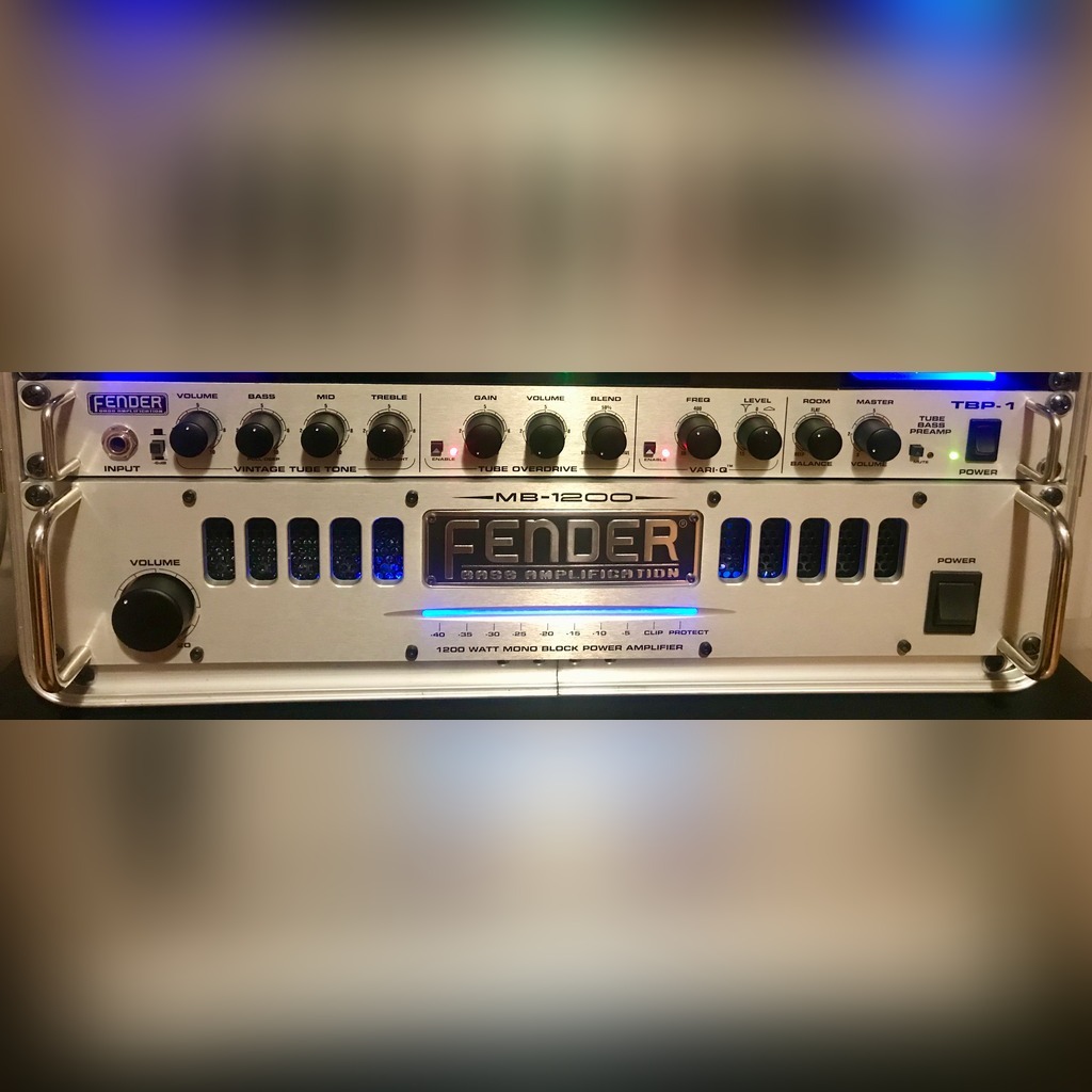 Fender preamp TBP1, Fender MB1200 Bass Poweramp Dąbrowa Tarnowska