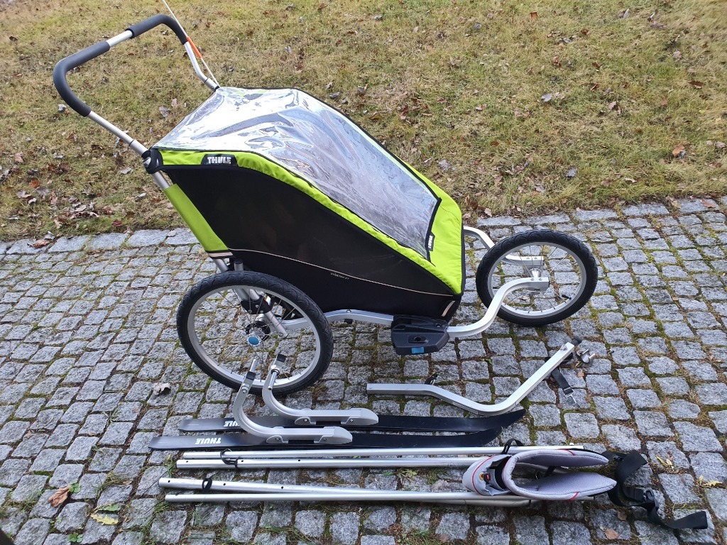 thule chariot cheetah 2 ski kit