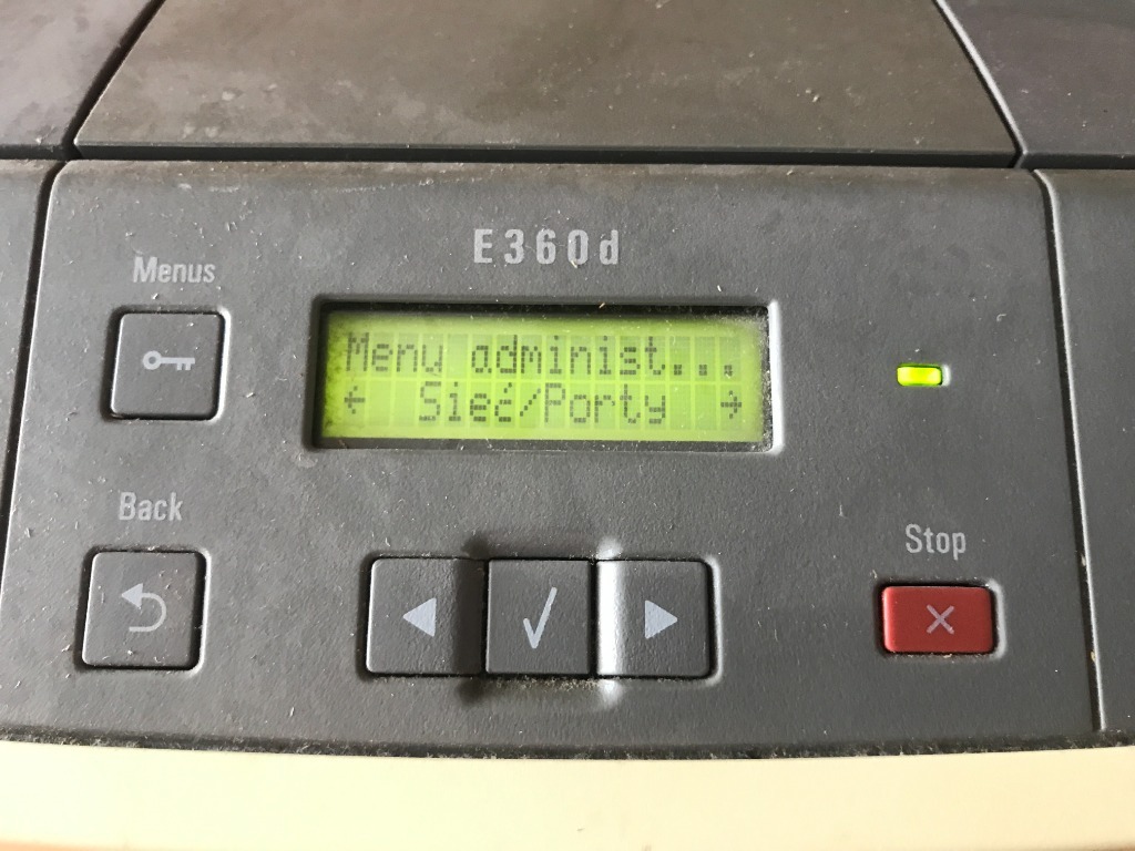 Lexmark drukarka E360d laserowa PCB termotransfer Warszawa