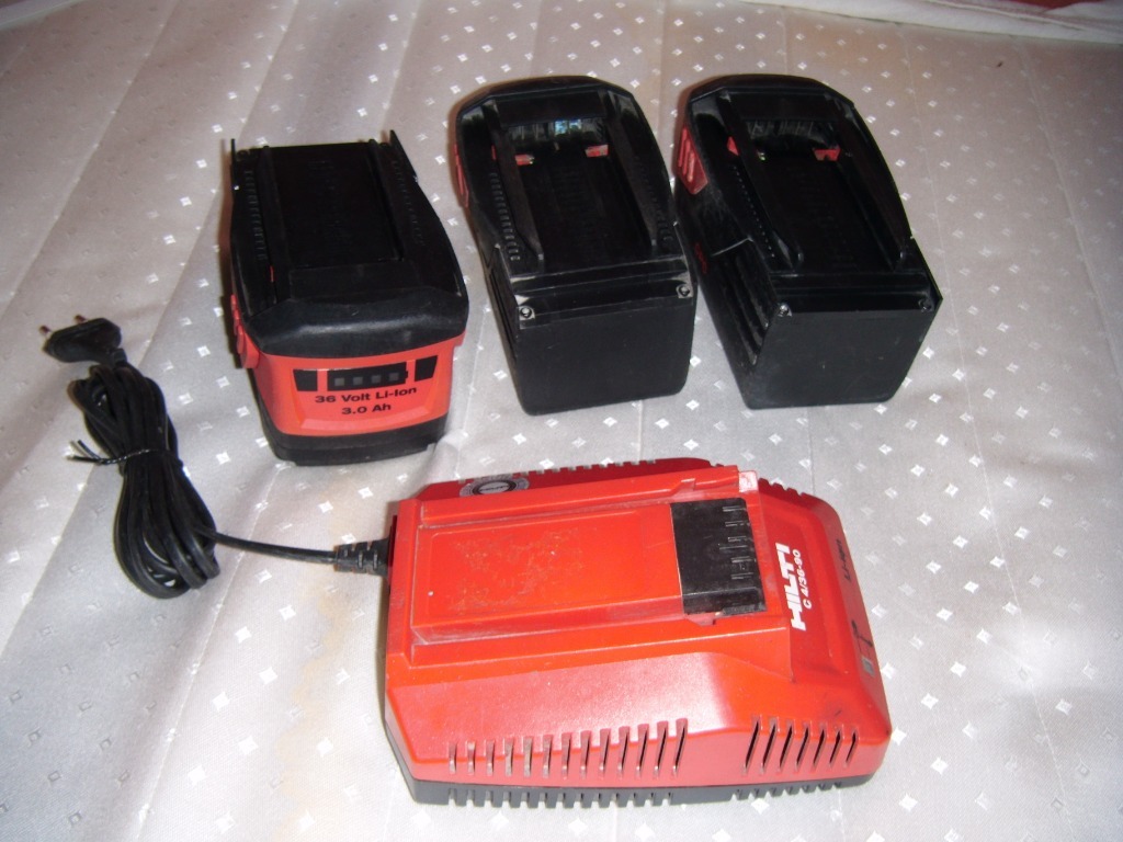 ładowarka Hilti C/4 3690 plus 3 Baterie B36/3.0 Szczecin