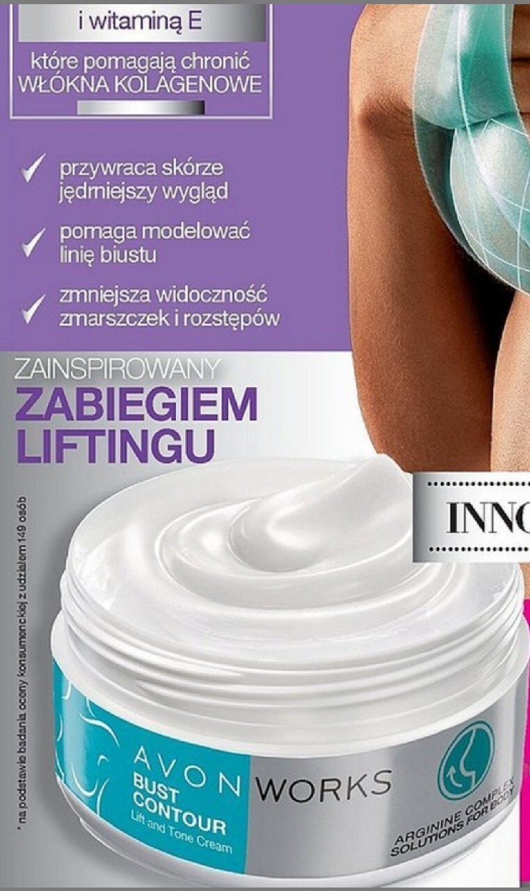 Avon Works Bust Contour do szyi dekoltu i biustu Łaziska Górne
