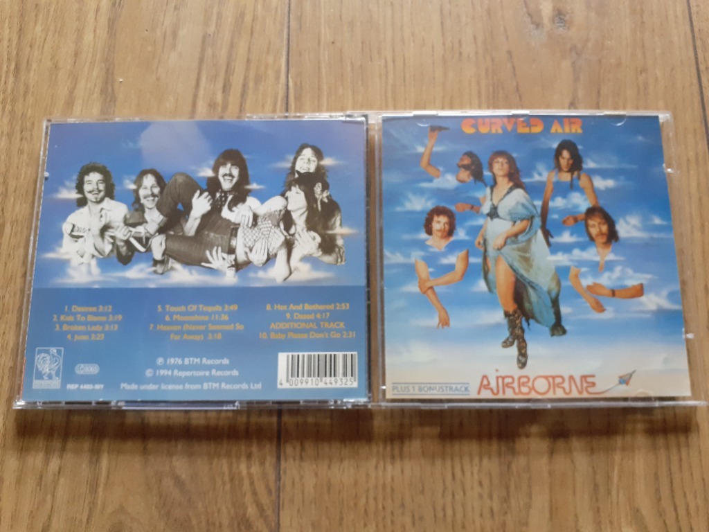 CURVED AIR Airborne (first press on cd) Kołobrzeg Licytacja na