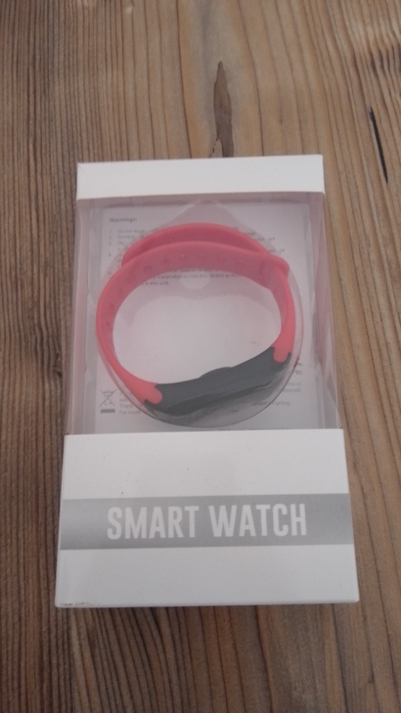 Zdjęcie oferty: Zegarek Smartwach czerwony smatrband
