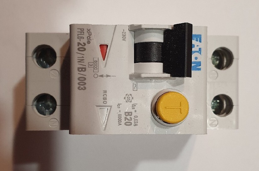 Wyłącznik różnicowy EATON PFL6-20/1N/B/003 | Legnica | Kup teraz na ...