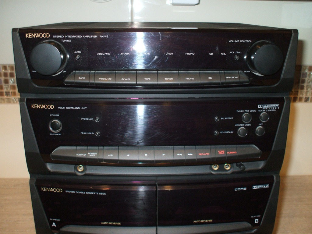 WIEŻA KENWOOD RX49 / DPR49 SPRAWNA, Z PILOTEM Warszawa Kup teraz