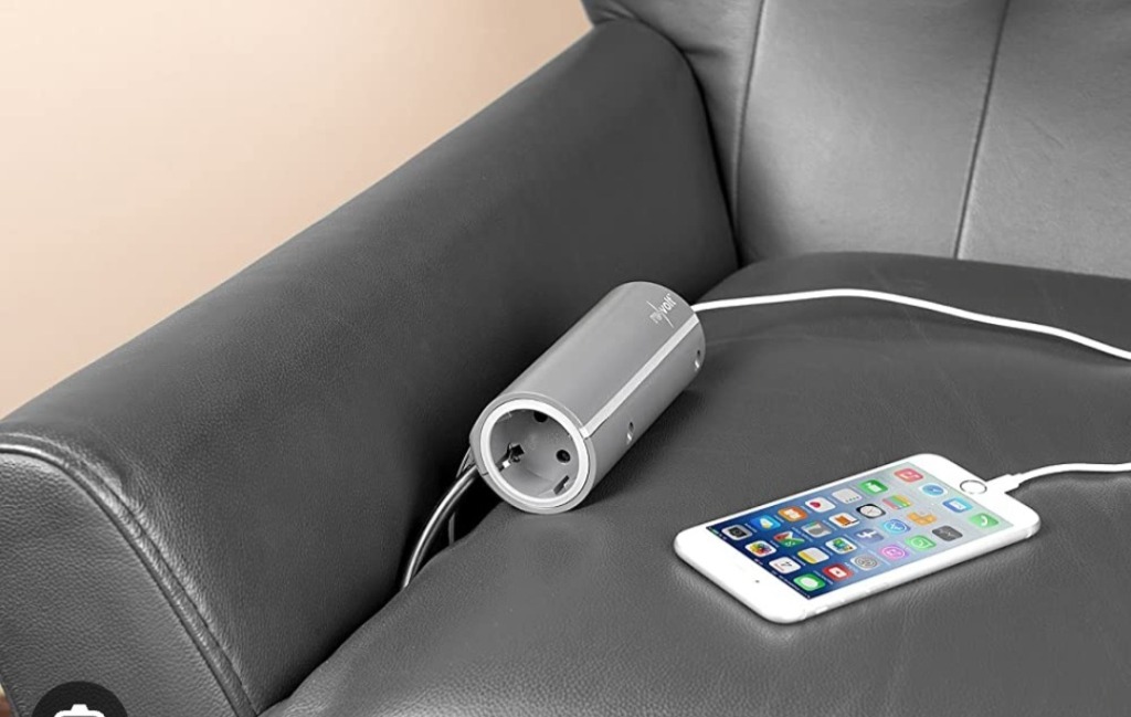 Gniazdo elektryczne 1x Schuko 2x USB SOFA BOX, Warszawa Kup teraz