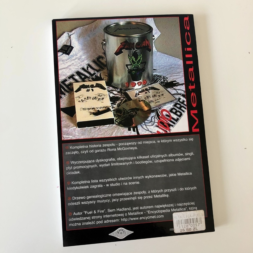 Encyklopedia METALLICA "Fuel & Fire" Sem Hadland Warszawa Kup teraz na Allegro Lokalnie