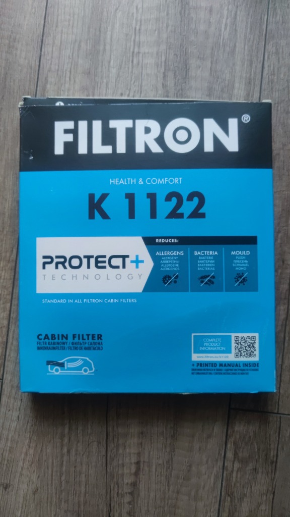 ФІЛЬТР САЛОННИЙ FILTRON K 1122 K1122 