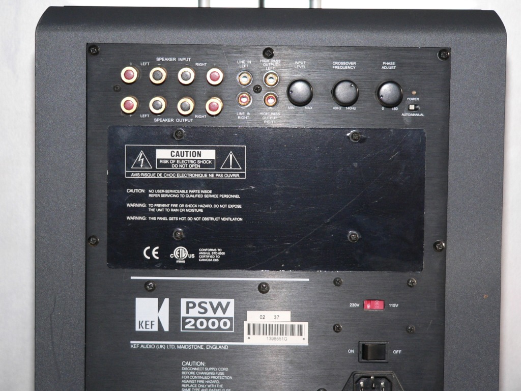 2010 Subwoofer Kef Psw2010 Kef Psw2010 Kef Subwoofer Psw 2000 Kef