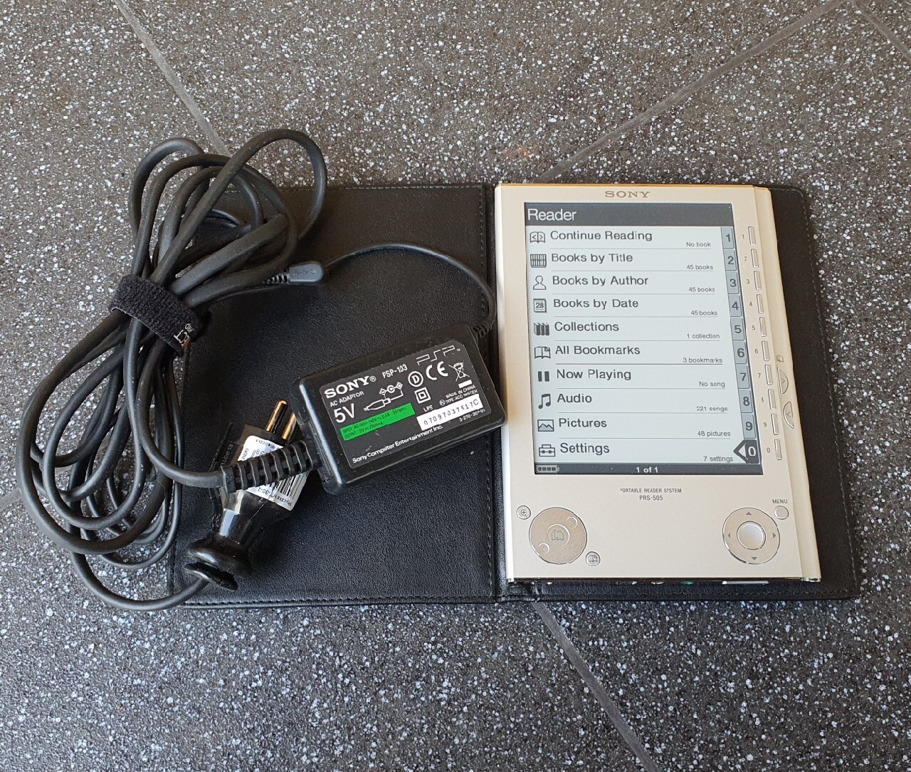 Vhbw Chargeur Compatible Sony PRS-505, PRS-600, PRS-700 Touch, PRS-900 Ebook Reader