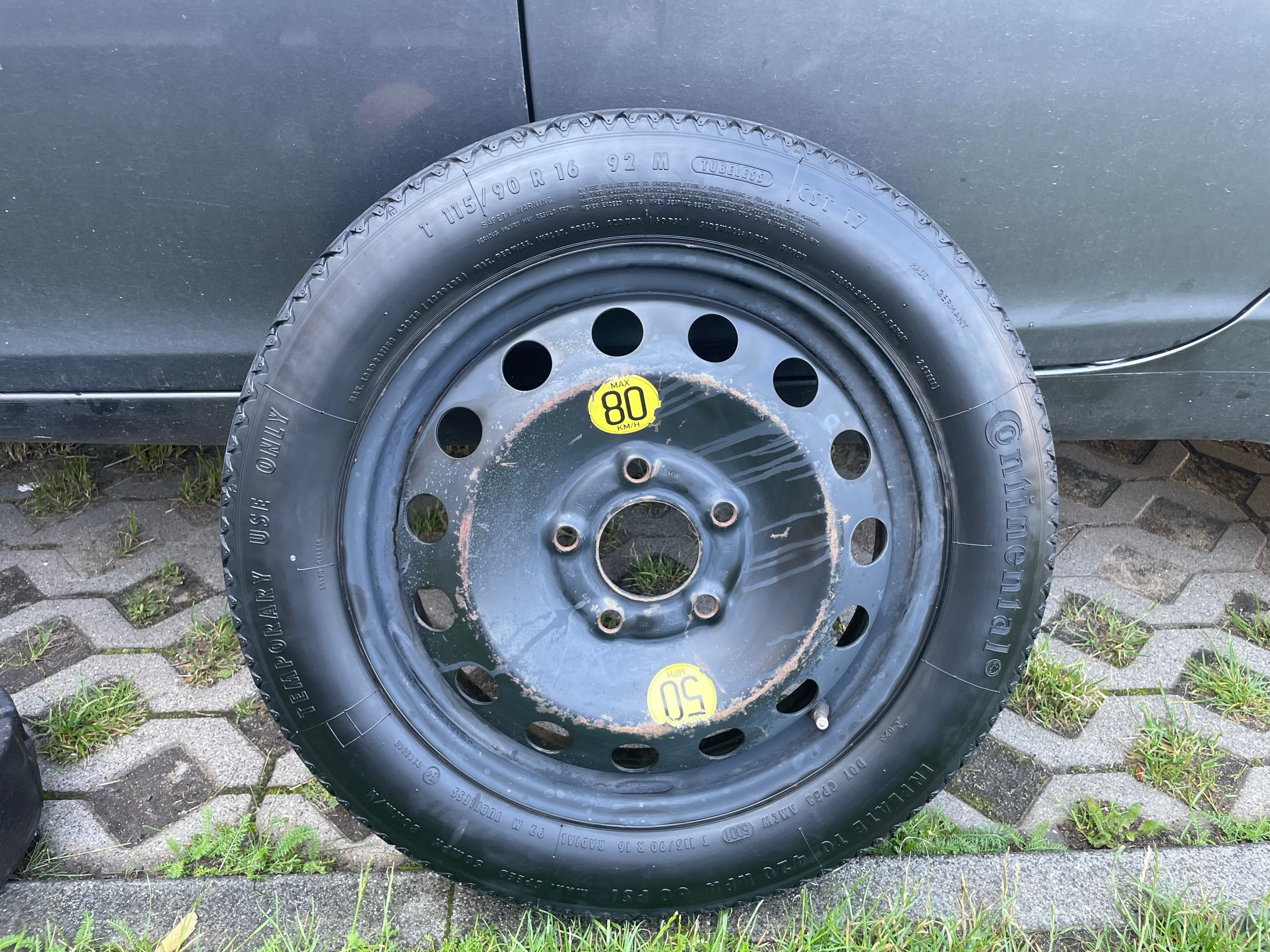 МАХОВИК ЗАПАСНОЕ ДОКАТКА ДОКАТКА 16 ЗАПАС. BMW T115/90R16 5X120 