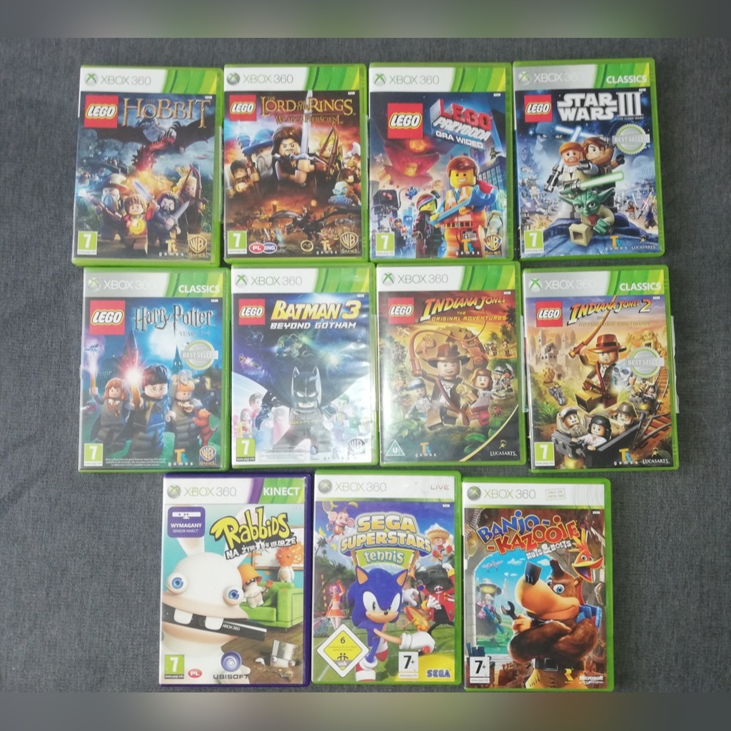 Gry lego na Xbox 360 | Gliwice | Licytacja na Allegro Lokalnie