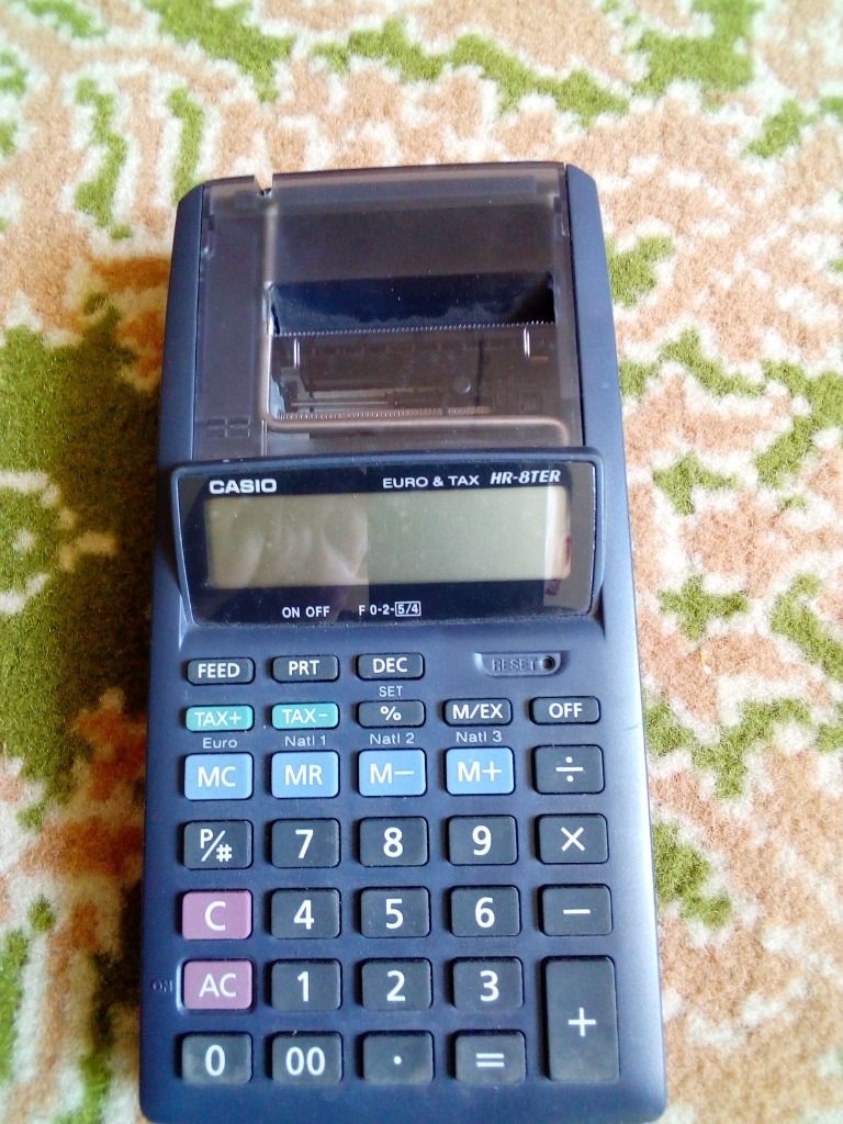 Casio HR8TER Kalkulator z wydrukiem Łęczyca Kup teraz na Allegro