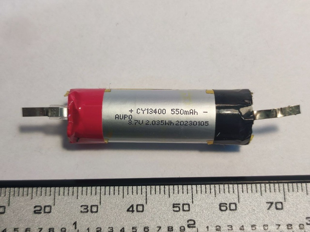 Ogniwo Li-Ion 13400 3.7V 550mAh akumulator bateria | Kraków | Kup teraz ...