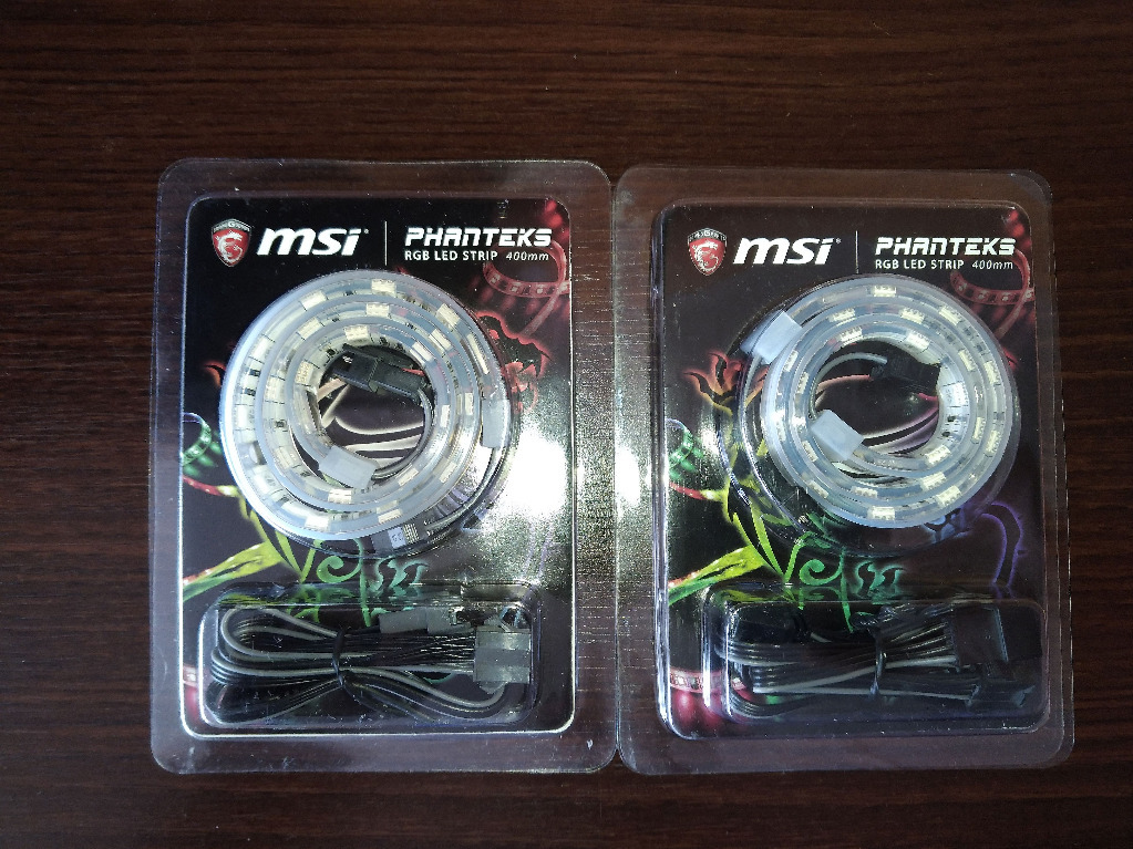 MSI Phanteks RGB Ta ma LED 400mm 12V 4 PIN 2 szt. Skar ysko
