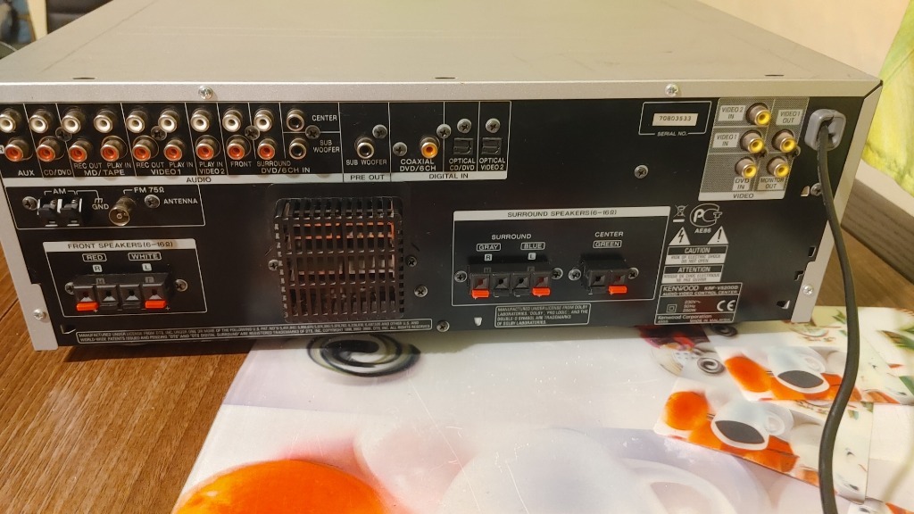 Kenwood KRFV5200D Ampli tuner 5.1 Sławno Kup teraz na Allegro Lokalnie