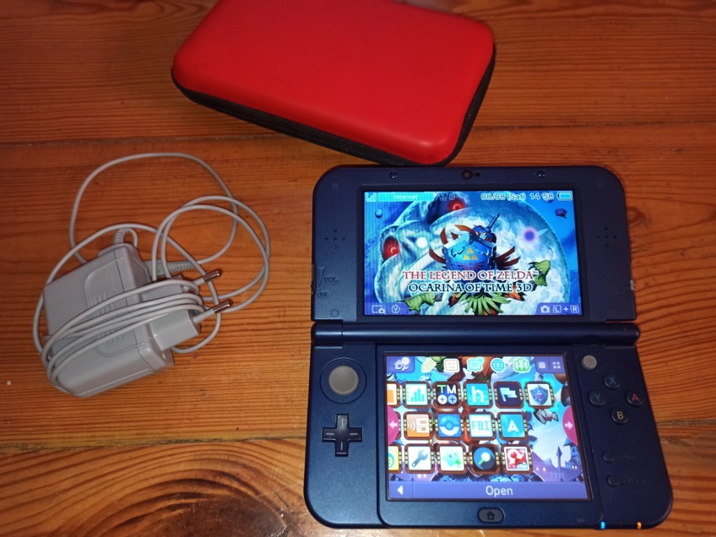 NEW NINTENDO 3DS XL CFW Metallic Blue DUAL IPS | Kamionka | Kup teraz ...