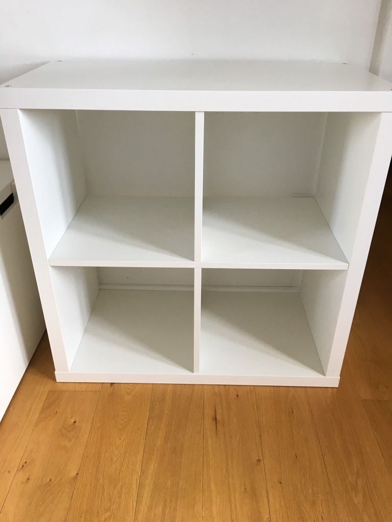 Szafka regał IKEA Kallax 2x2 biały 77x77x39 BielskoBiała Kup teraz na Allegro Lokalnie