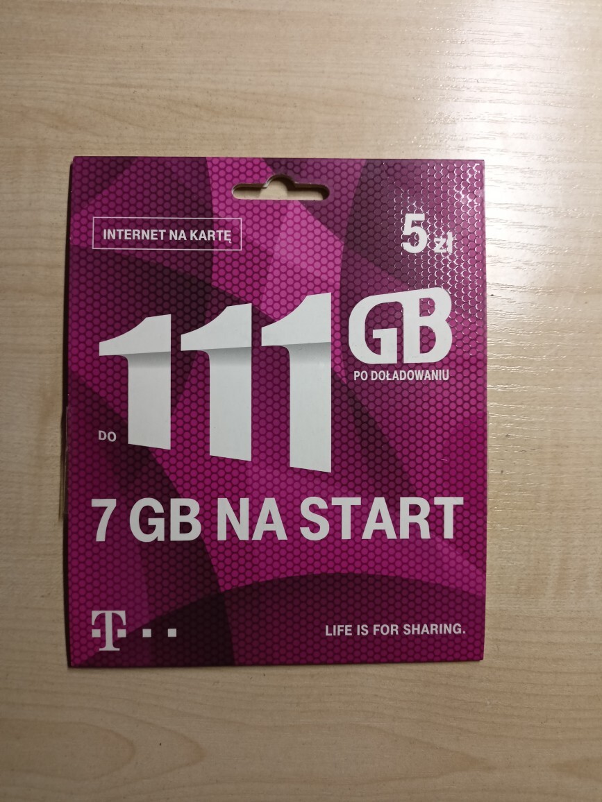 Starter TMobile na kartę 7GB Morzyczyn Kup teraz na