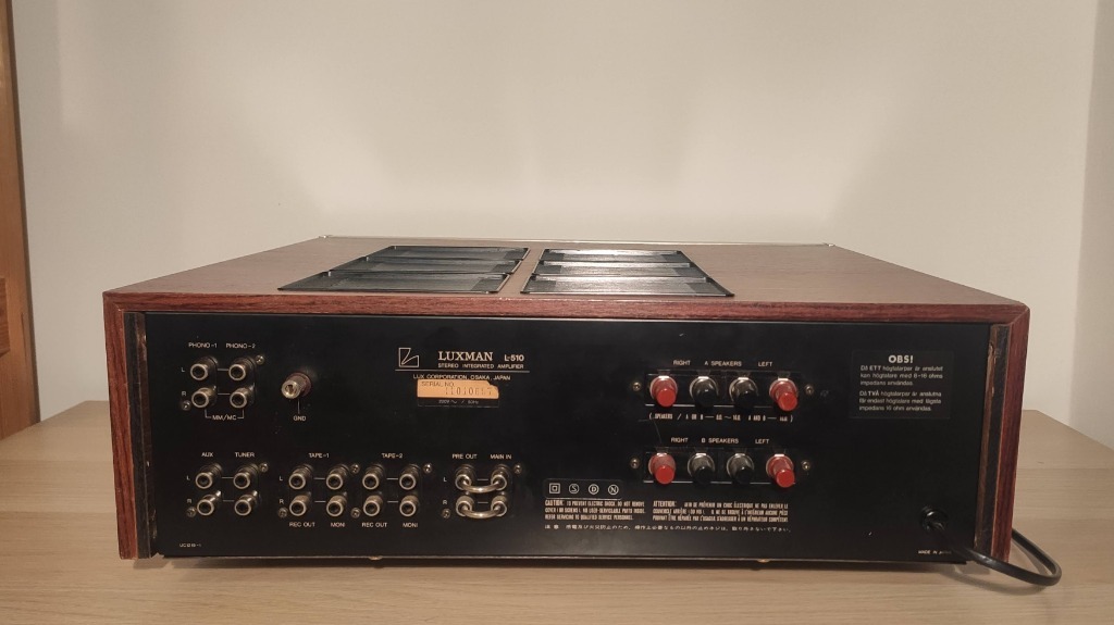 Luxman L510 - Đánh giá, Giá cả và Bảng so sánh | Audiohanoi.vn 2