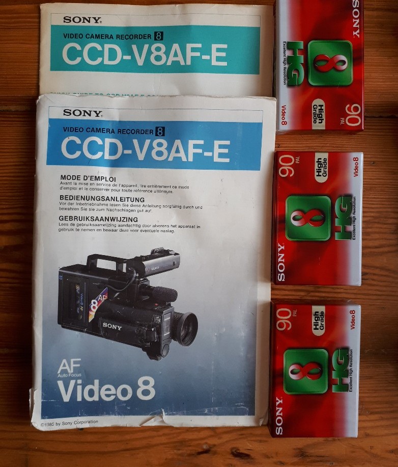 Камера sony video8 ccd- v8af 1985 vintage Купить в Украине: б/у