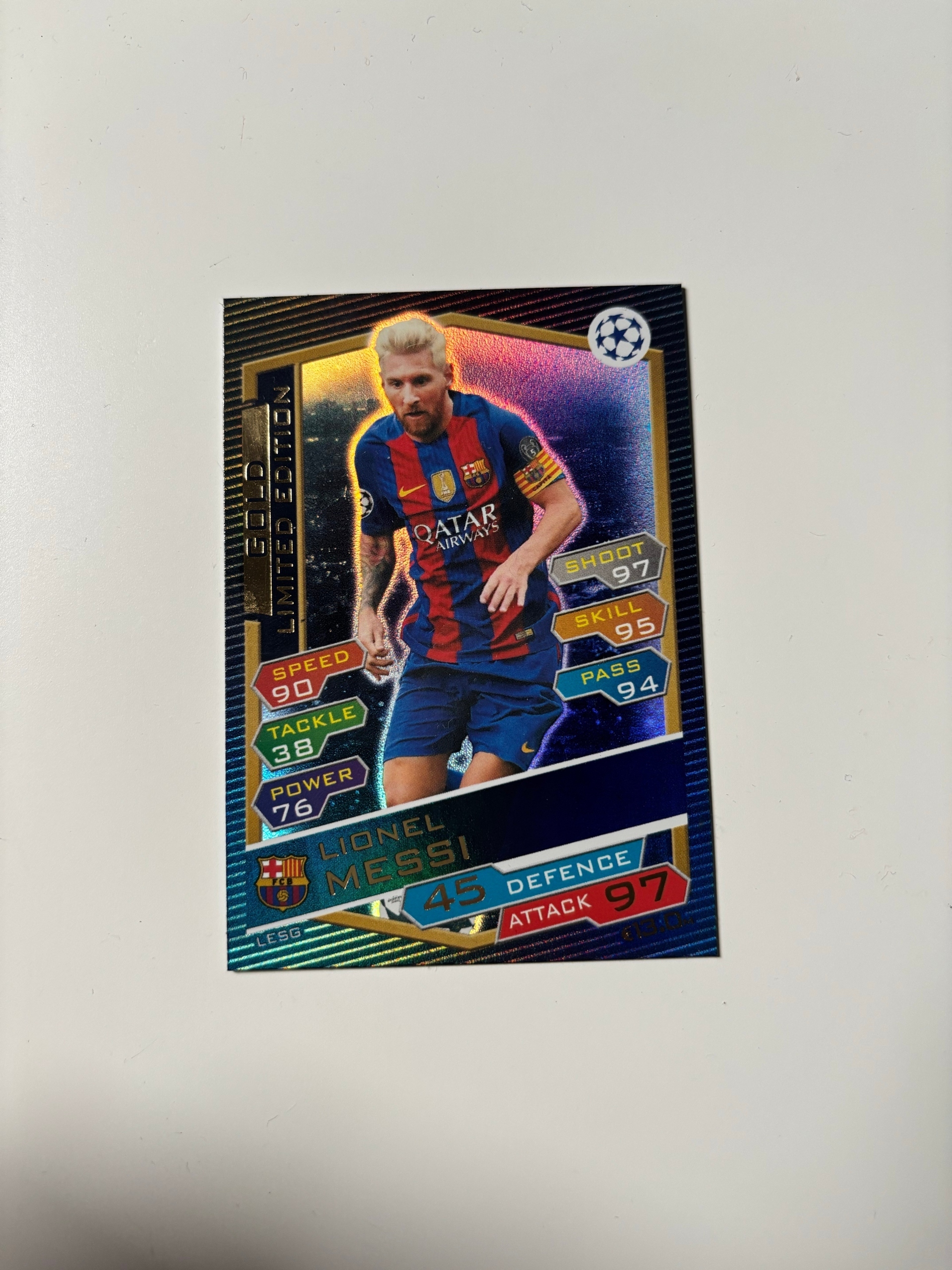 Lionel messi  gold 50枚限定 PSA10 Lionel messi gold 50枚限定 PSA10 Topps Match Attax Champions