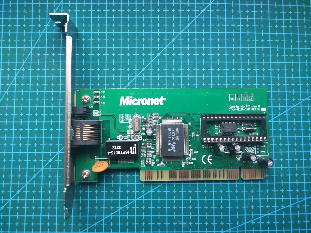 Karta sieciowa Micronet SP2500R PCI RJ45 sprawna | Kielce | Kup teraz ...