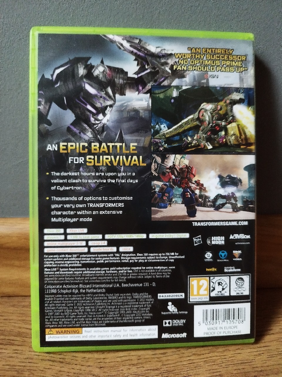 Transformers Fall of Cybertron Xbox 360 Warszawa Kup teraz na