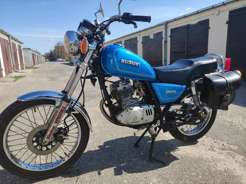 Motocykl Suzuki GN125 Sanniki Ogłoszenie na Allegro