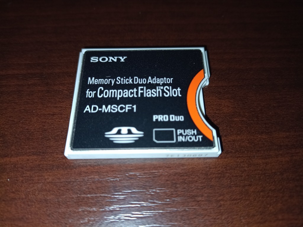Adapter MS Pro Duo do Compact Flash Sony ADMSCF1 Koszalin Kup