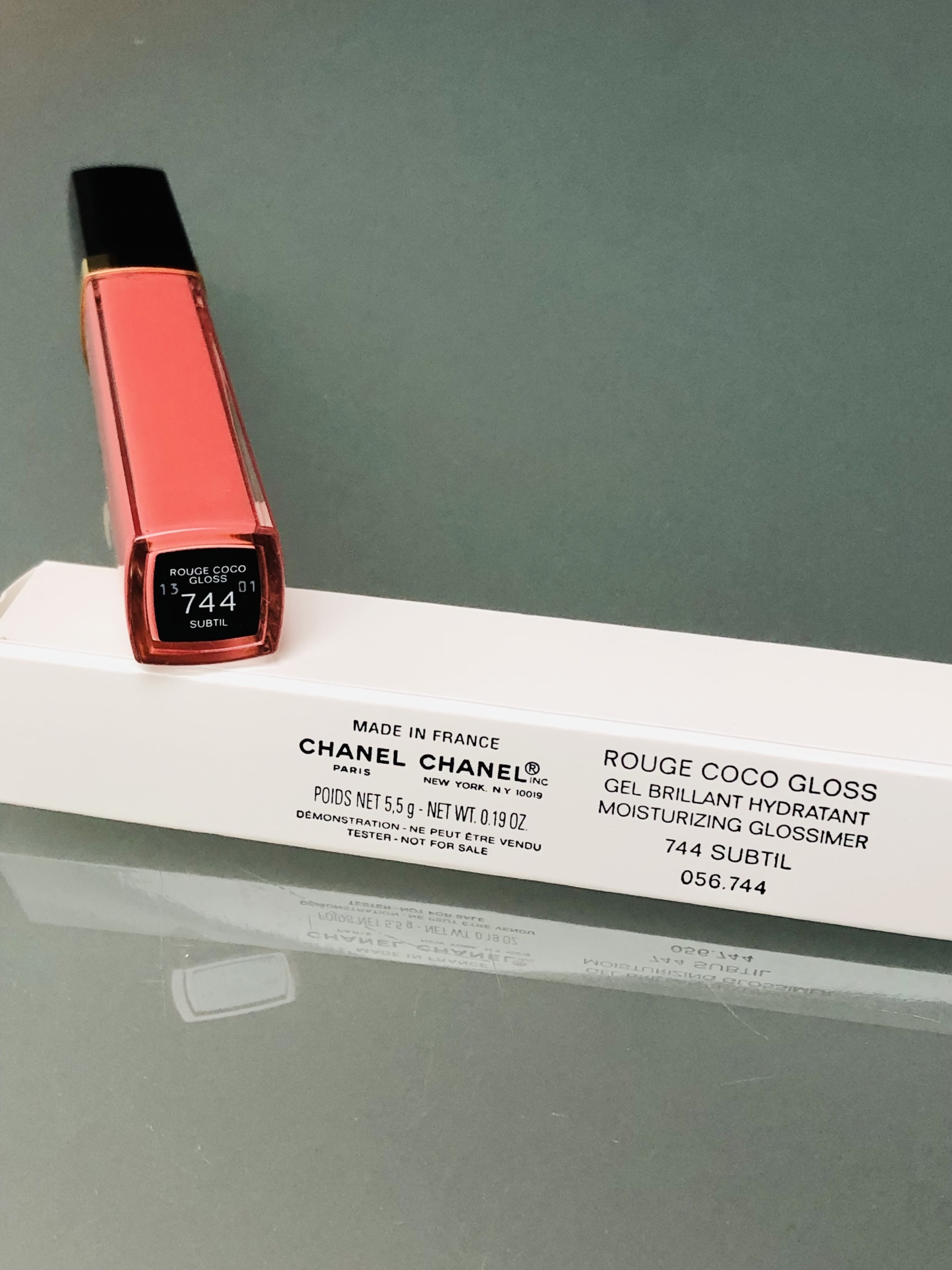 Chanel, rouge coco gloss 744, Kraków