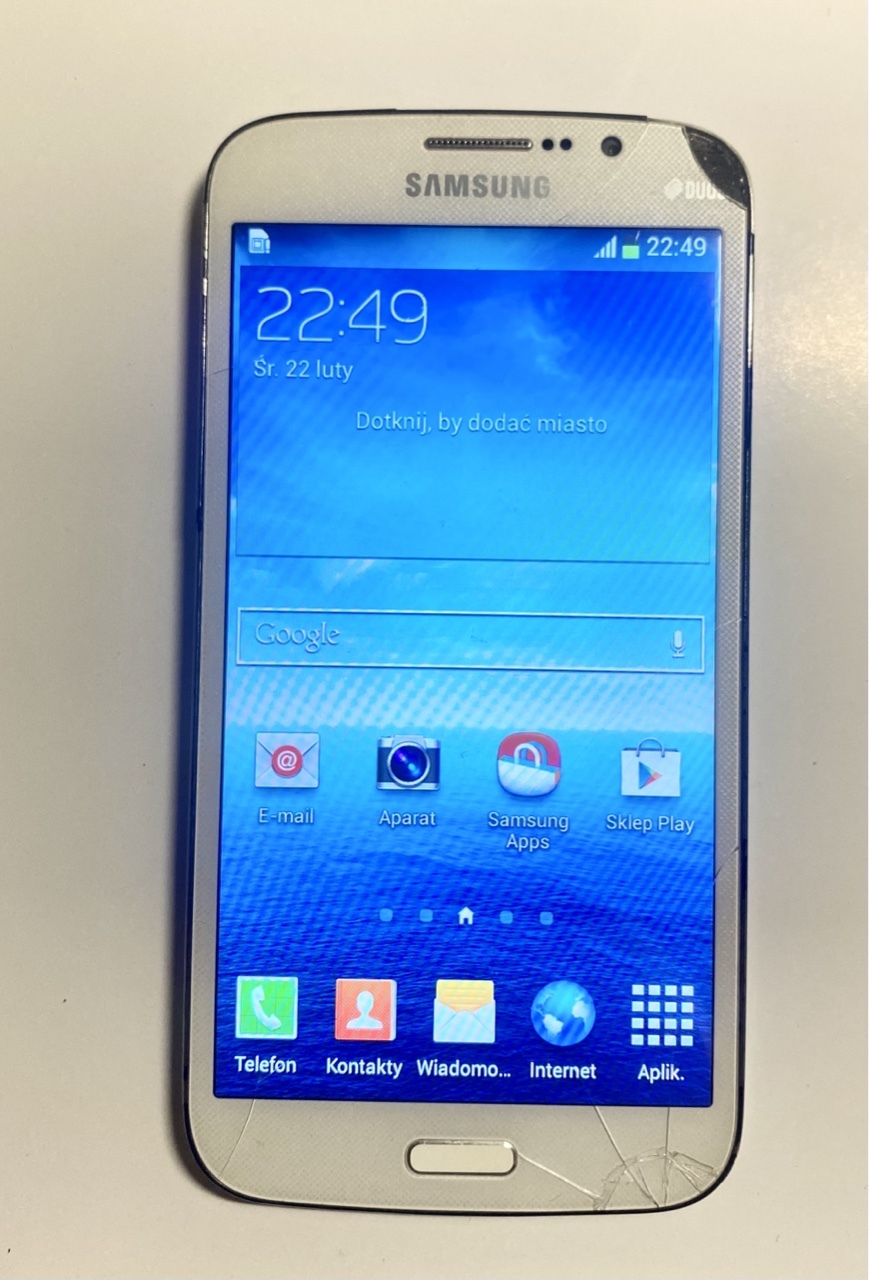 Telefon Samsung Galaxy Mega GTI9152 Poznań Kup teraz na Allegro