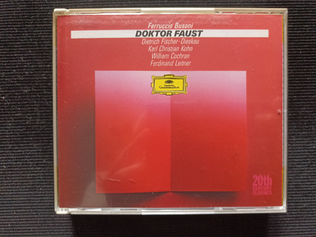 BUSONI Doktor Faust Leitner DGG UNIKAT Okazja Warszawa Licytacja na Allegro Lokalnie
