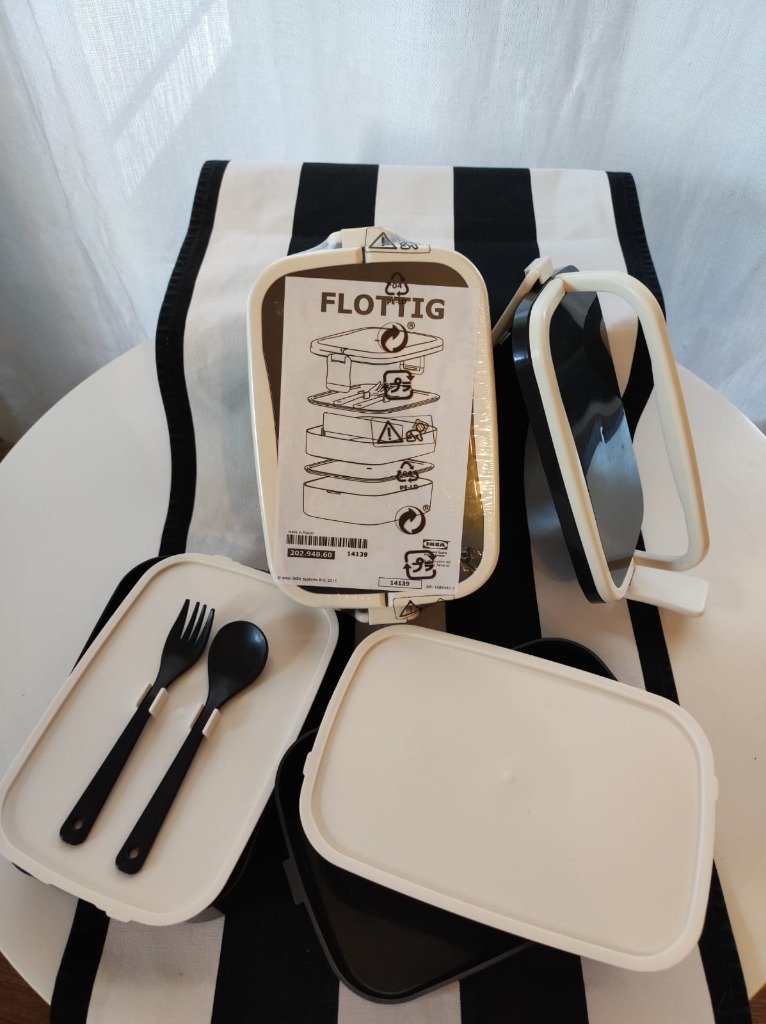 Pojemniki, lunch boxy, dwie sztuki Flottig Ikea Kraków Kup teraz