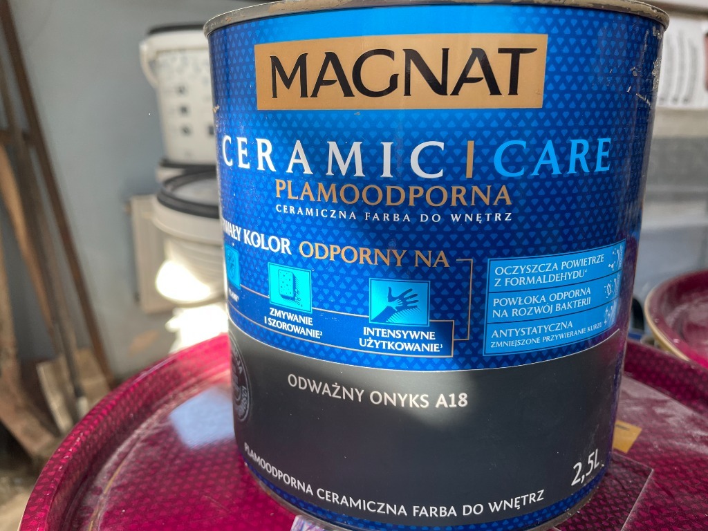 Farba Magnat Ceramic Care A18 Odważny Onyks 2,5L Piekary Śląskie