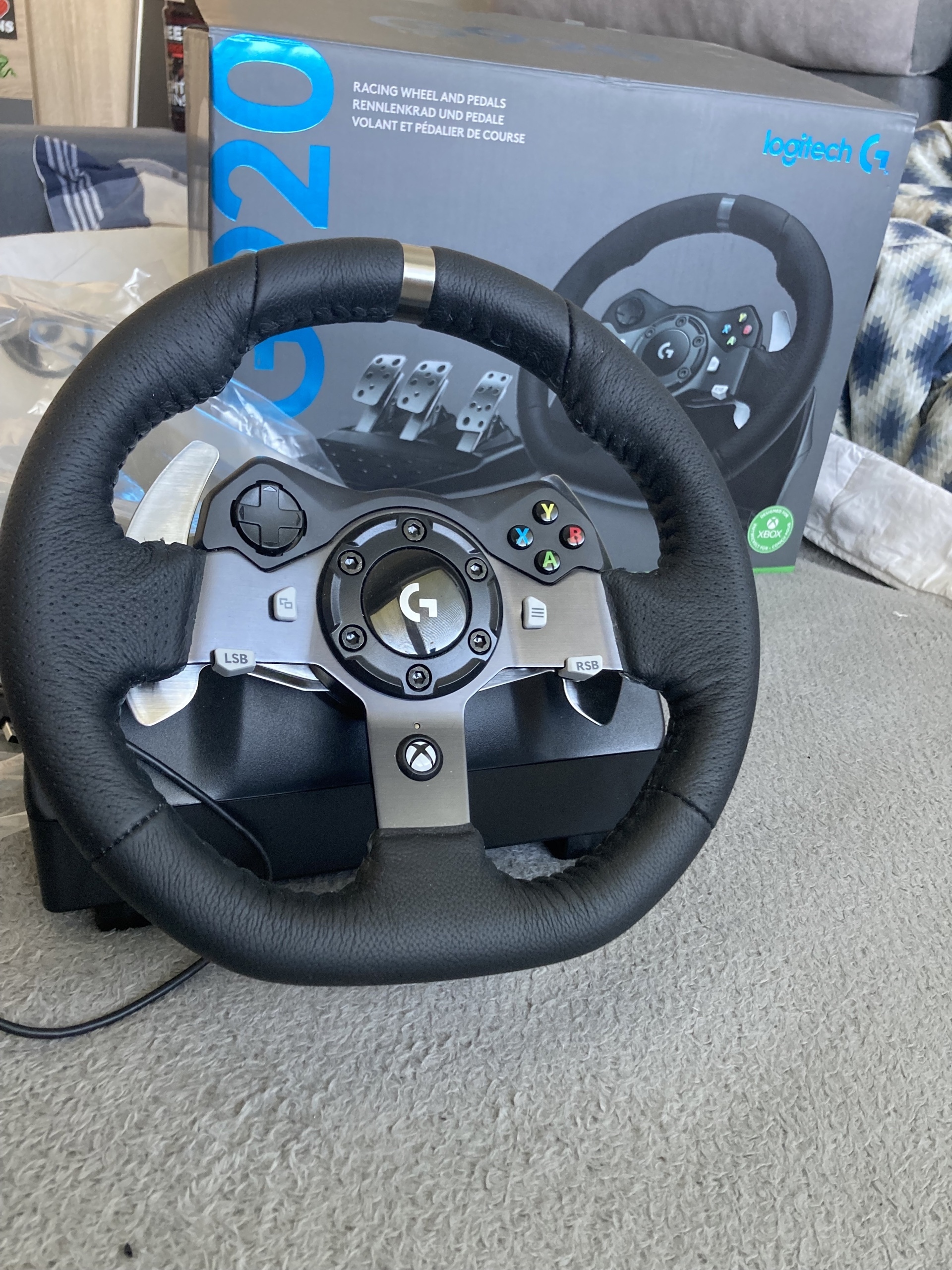 kierownica logitech g920 + shifter Warszawa Kup teraz na Allegro
