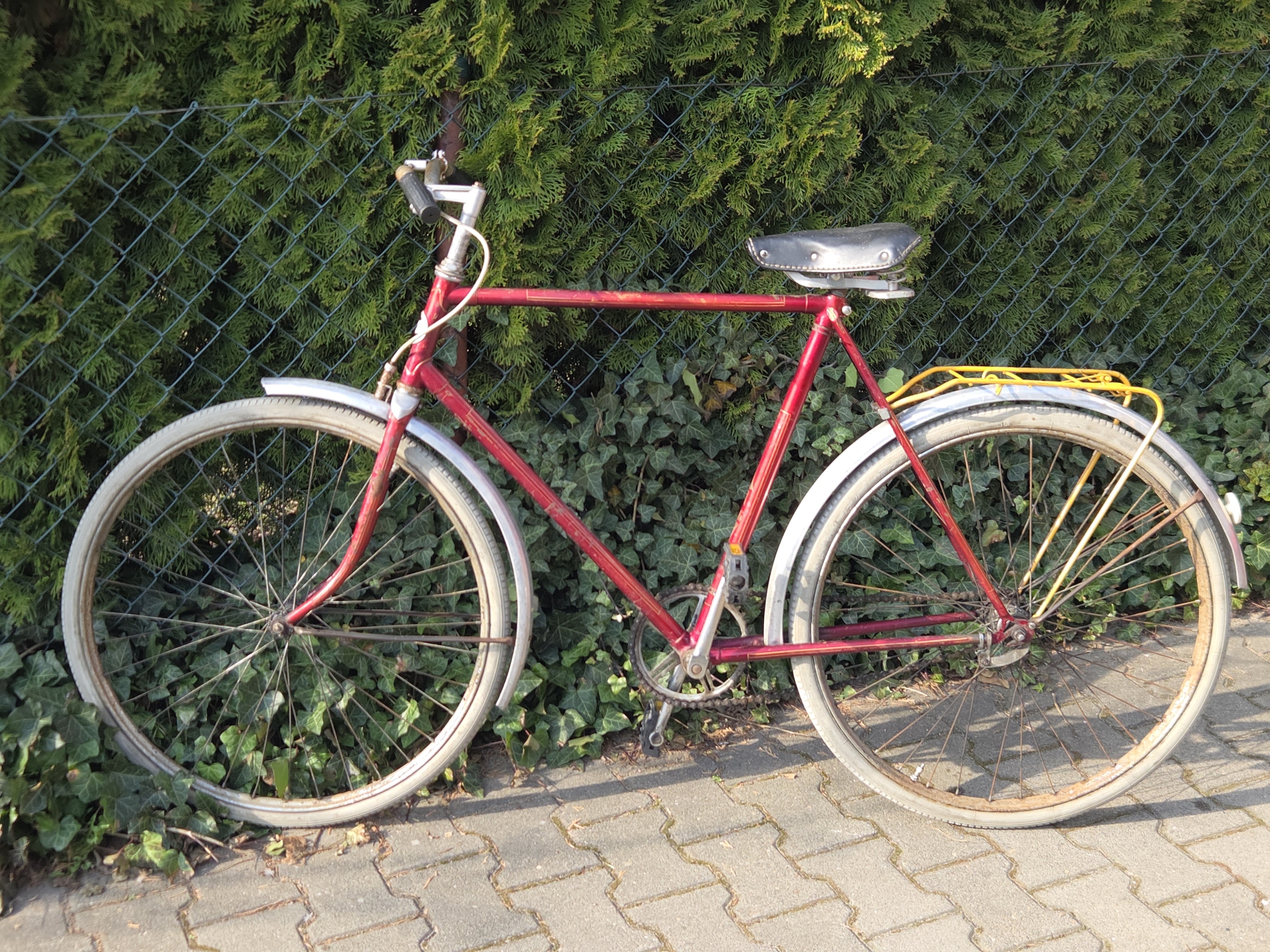 Rower stary zabytkowy antyk vintage lata 50te 60te Węgry PRL R26 jeździ ...