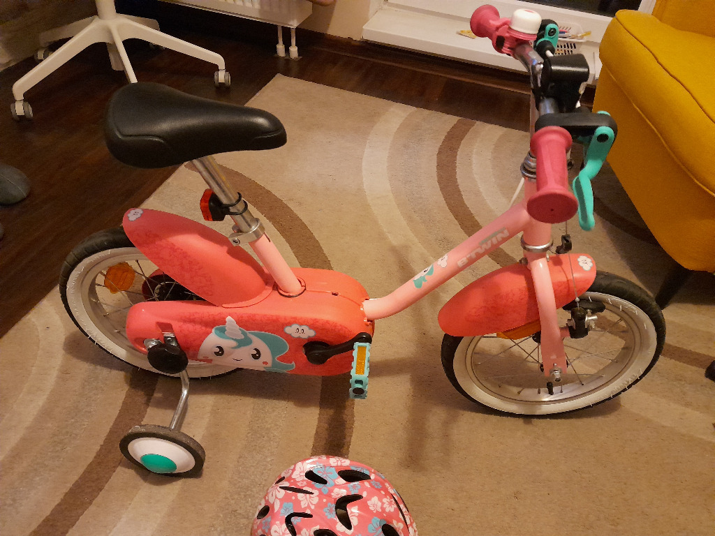 Rower dziecięcy btwin unicorn 500 14" decathlon Warszawa Ogłoszenie