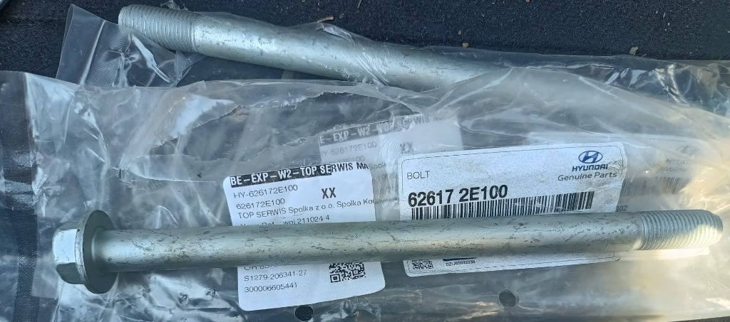 БОЛТ ВАЖЕЛЯ ЗАДНЬОГО 62617-2E100 (HYUNDAI/KIA) 