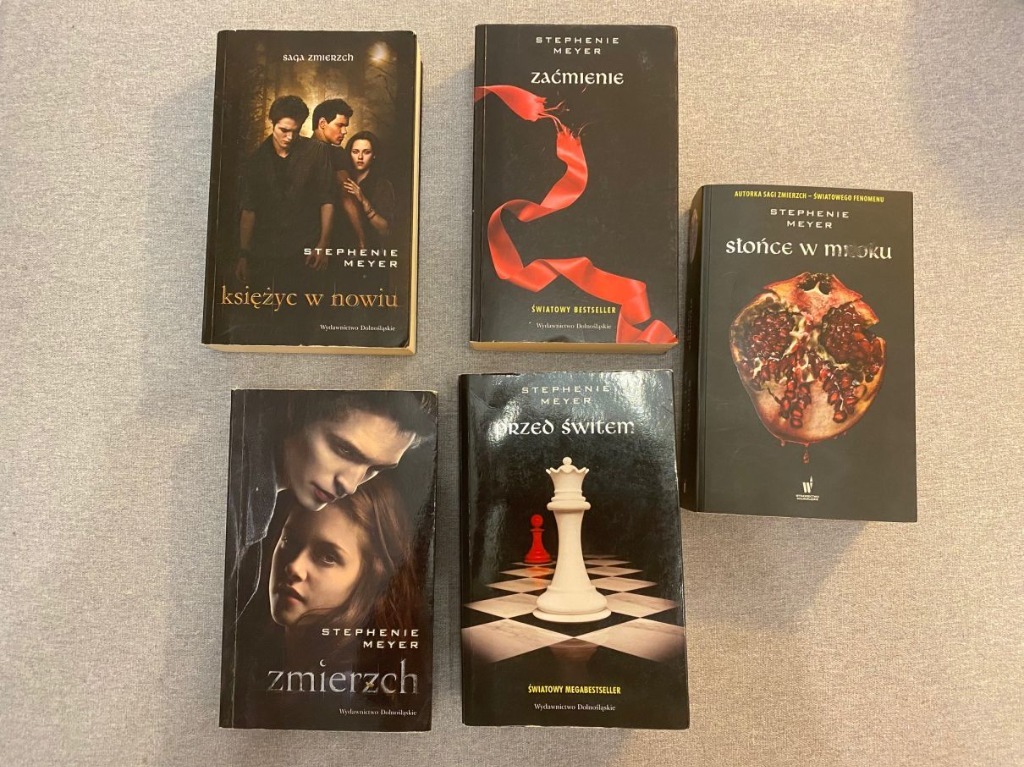 Licytacja Stephenie Meyer Saga Zmierzch 5 Ksiazek Warszawa Allegro Lokalnie