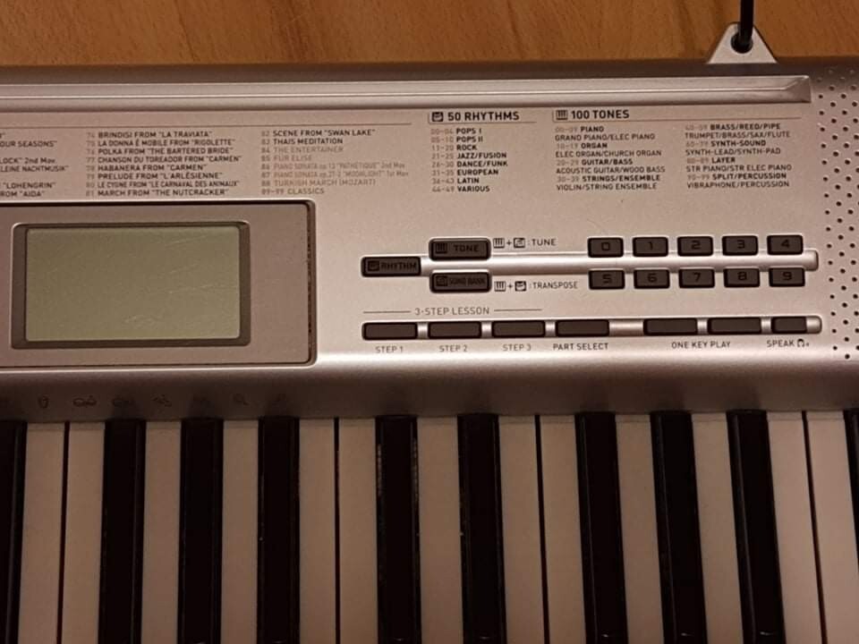 Keyboard Casio LK 130 Warszawa Kup teraz na Allegro Lokalnie