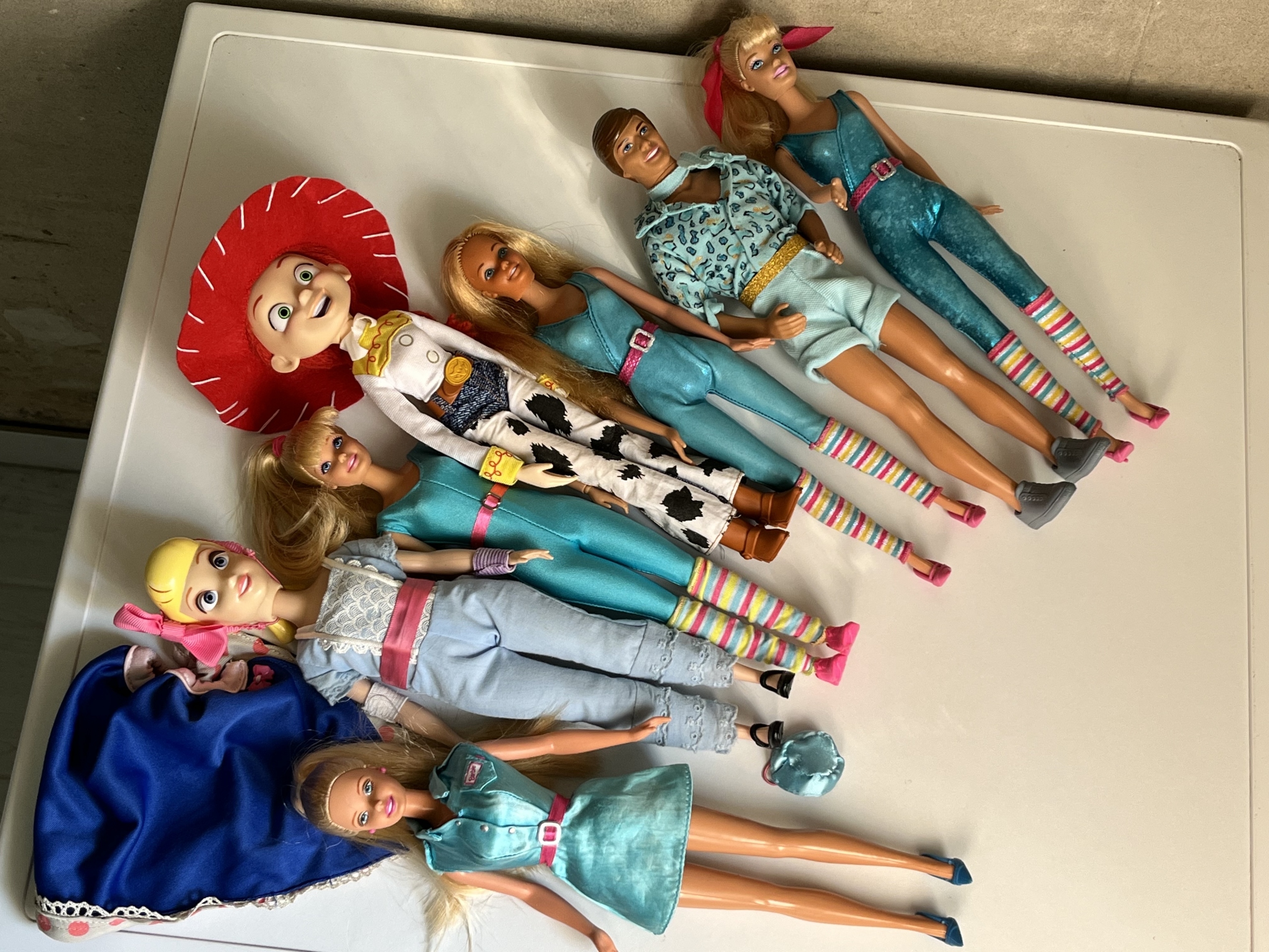 Toy Story 1 2 3 4 kolekcja lalki Barbie Ken Mattel Jabłonna Druga